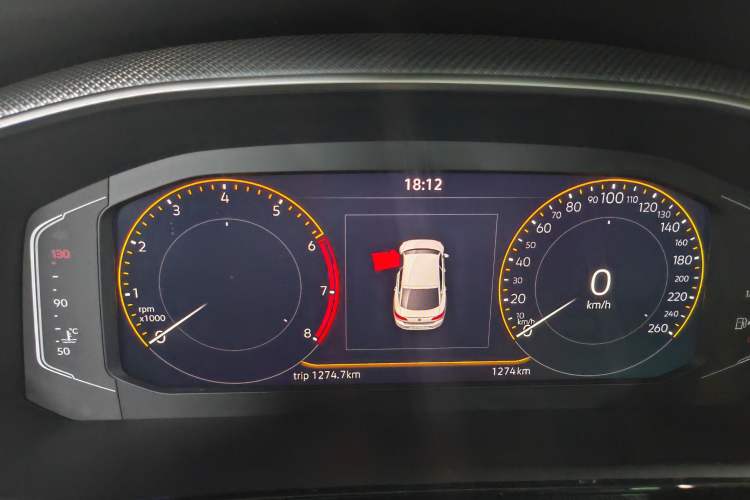 Used Volkswagen FAW-Volkswagen CC 2024 380TSI Striking Edition Odometer Close Up