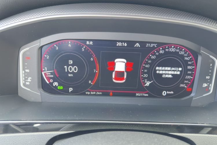 Used Volkswagen FAW-Volkswagen CC 2024 380TSI Striking Edition Odometer Close Up