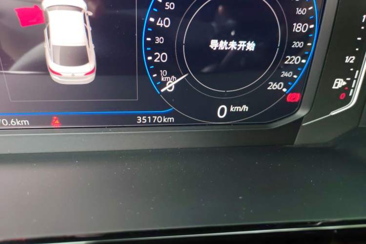 Used Volkswagen FAW-Volkswagen CC 2024 380TSI Striking Edition Odometer Close Up