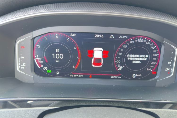 Used Volkswagen FAW-Volkswagen CC 2024 380TSI Striking Edition Odometer Close Up