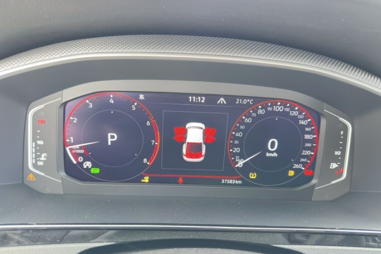 Used Volkswagen FAW-Volkswagen CC 2024 380TSI Striking Edition Odometer Close Up