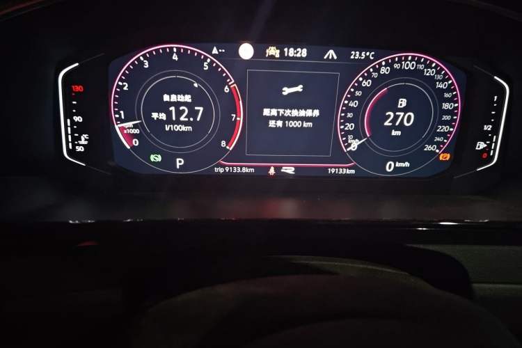 Used Volkswagen FAW-Volkswagen CC 2024 380TSI Striking All-Encompassing Edition Odometer Close Up