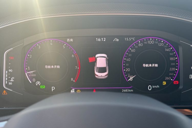 Used Volkswagen FAW-Volkswagen CC 2024 380TSI Striking Edition Odometer Close Up