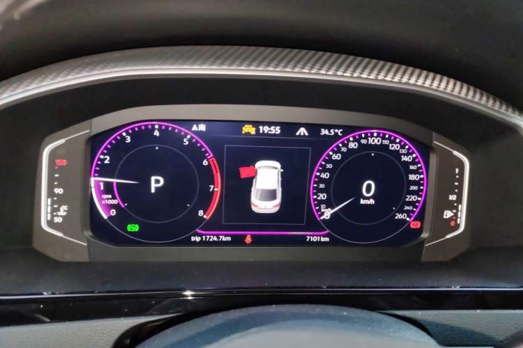 Used Volkswagen FAW-Volkswagen CC 2025 Model, Facelifted 380TSI, Striking and Shared Enjoyment Version Instrument Cluster