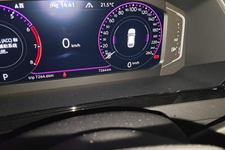 Used Volkswagen FAW-Volkswagen CC 2025 380TSI Striking All-Inclusive Edition Odometer Close Up