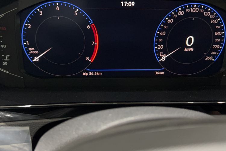 Used Volkswagen FAW-Volkswagen CC 2025 380TSI Striking All-Inclusive Edition Odometer Close Up