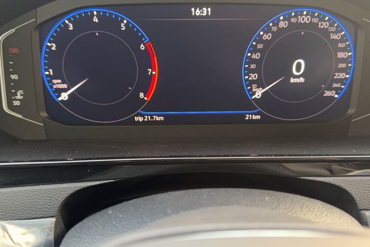 Used Volkswagen FAW-Volkswagen CC 2025 380TSI Striking All-Inclusive Edition Odometer Close Up