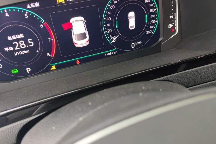 Used Volkswagen FAW-Volkswagen CC 2025 380TSI Striking All-Inclusive Edition Odometer Close Up