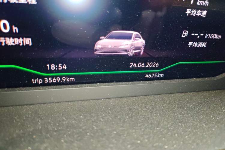 Used Volkswagen FAW-Volkswagen CC 2025 380TSI Striking All-Inclusive Edition Odometer Close Up