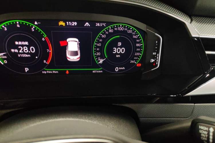 Used Volkswagen FAW-Volkswagen CC 2025 380TSI Striking All-Inclusive Edition Odometer Close Up