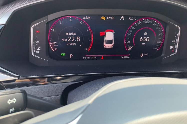Used Volkswagen FAW-Volkswagen CC 2025 380TSI Striking All-Inclusive Edition Odometer Close Up