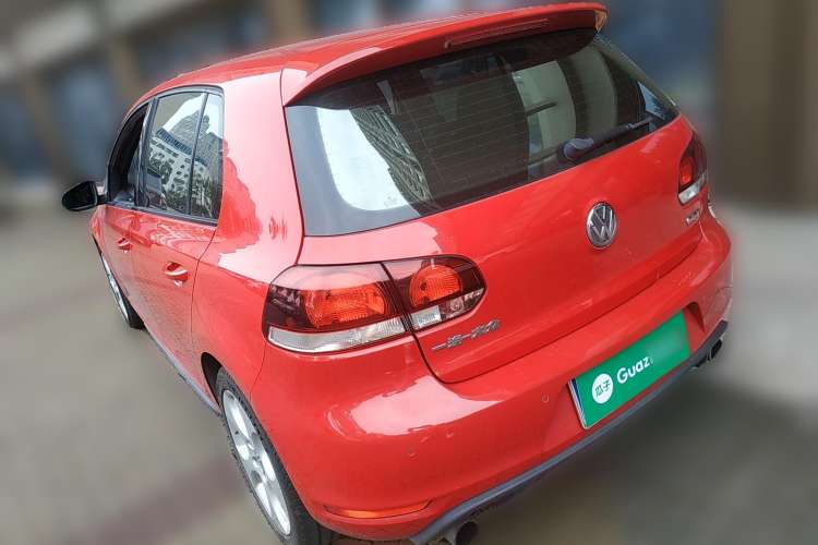 Used Volkswagen Golf 2010 2.0 TSI GTI Rear Left 45 Deg