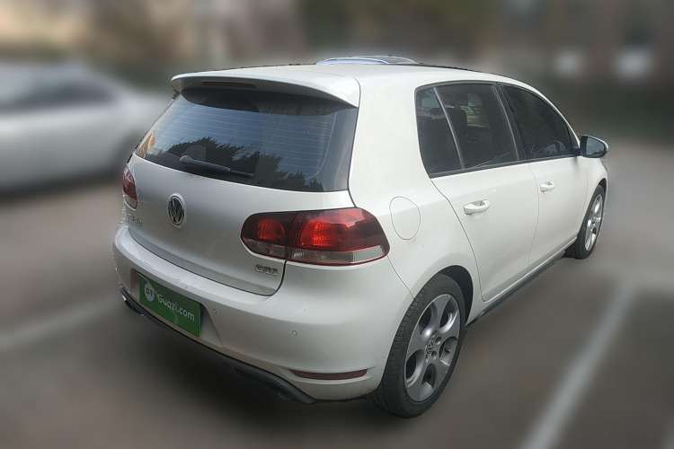 Used Volkswagen Golf 2010 2.0 TSI GTI Rear Right 45 Deg