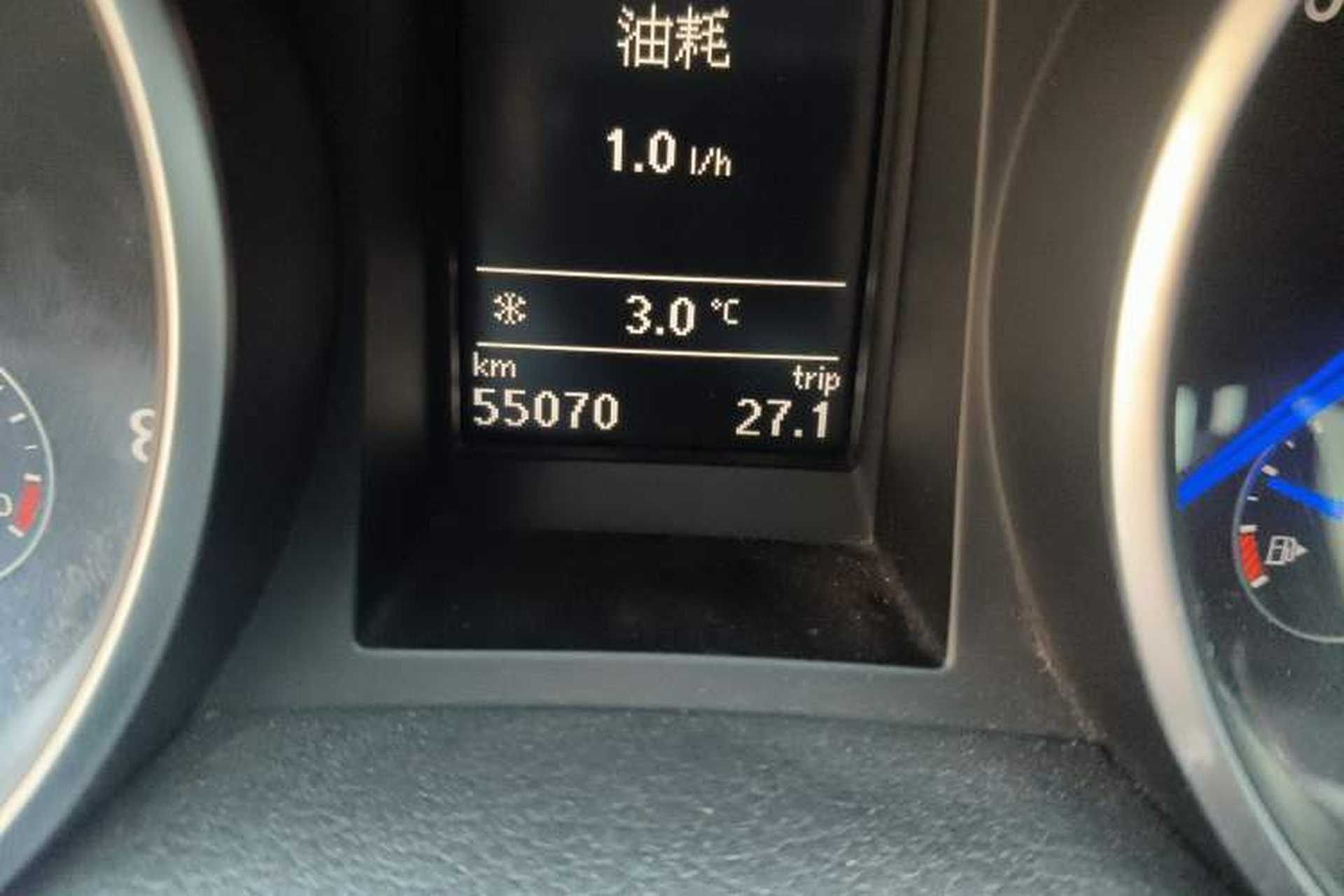 Used Volkswagen Golf 2011 2.0 TSI R Odometer Close Up