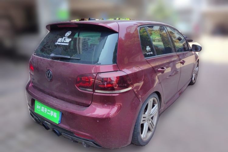 Used Volkswagen Golf 2011 2.0 TSI R Rear Right 45 Deg