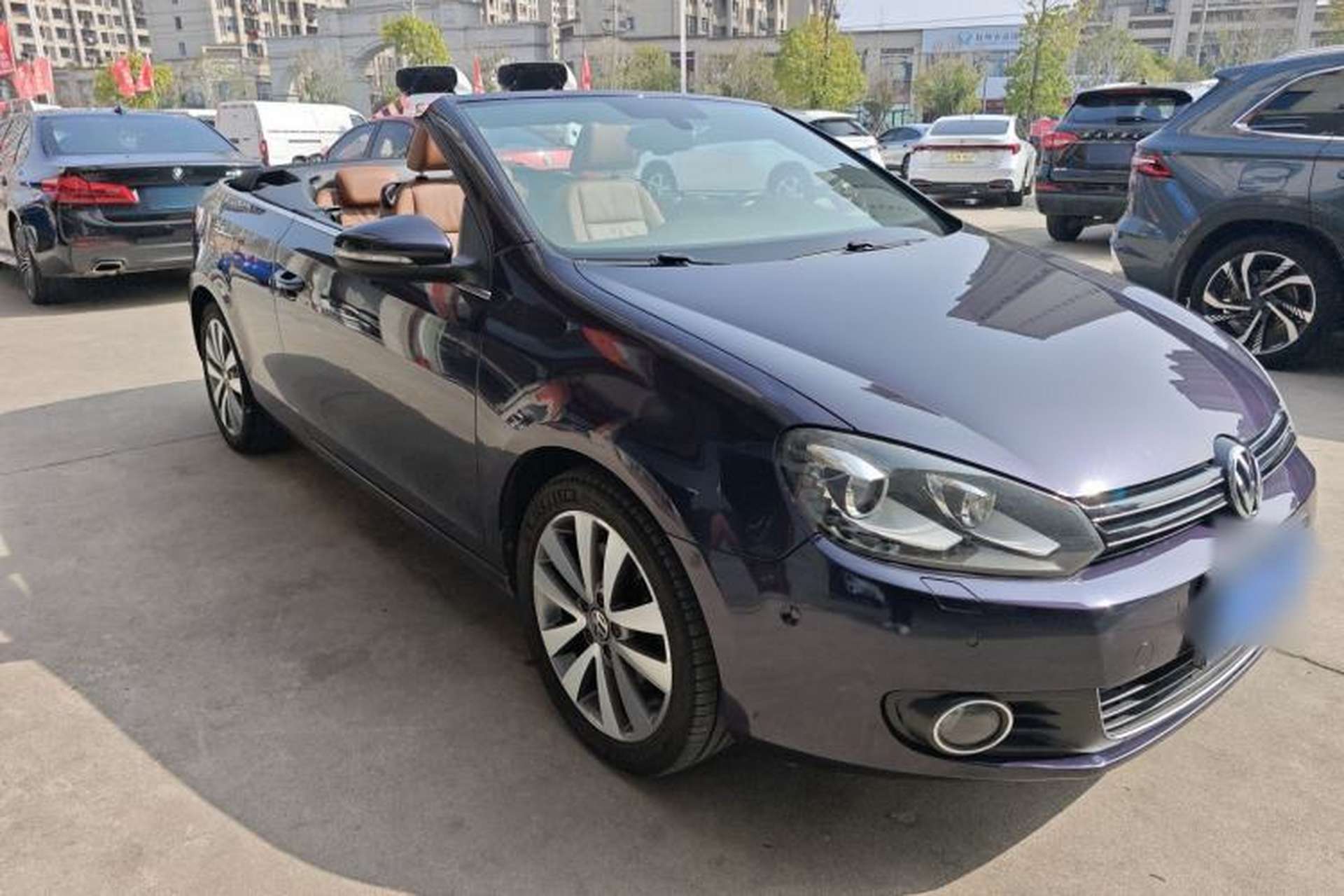 Used Volkswagen Golf 2012 1.4TSI Luxury Convertible Edition Front Right 45 Deg
