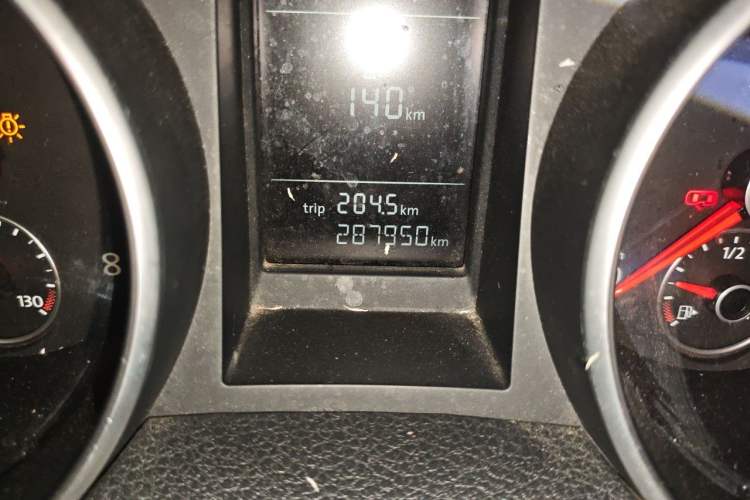 Used Volkswagen Golf 2012 1.6L Automatic Comfort Model Odometer Close Up