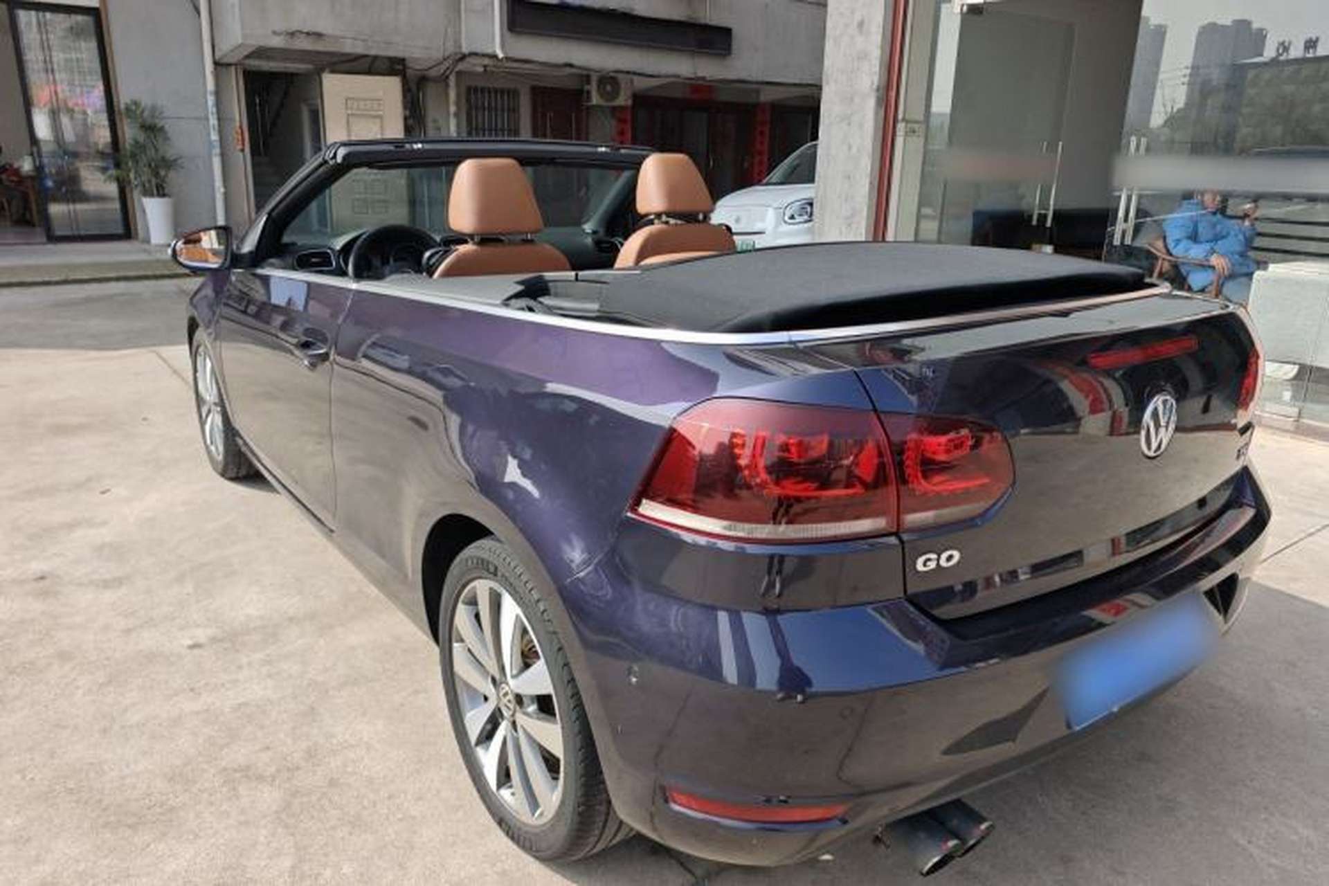 Used Volkswagen Golf 2012 1.4TSI Luxury Convertible Edition Rear Left 45 Deg