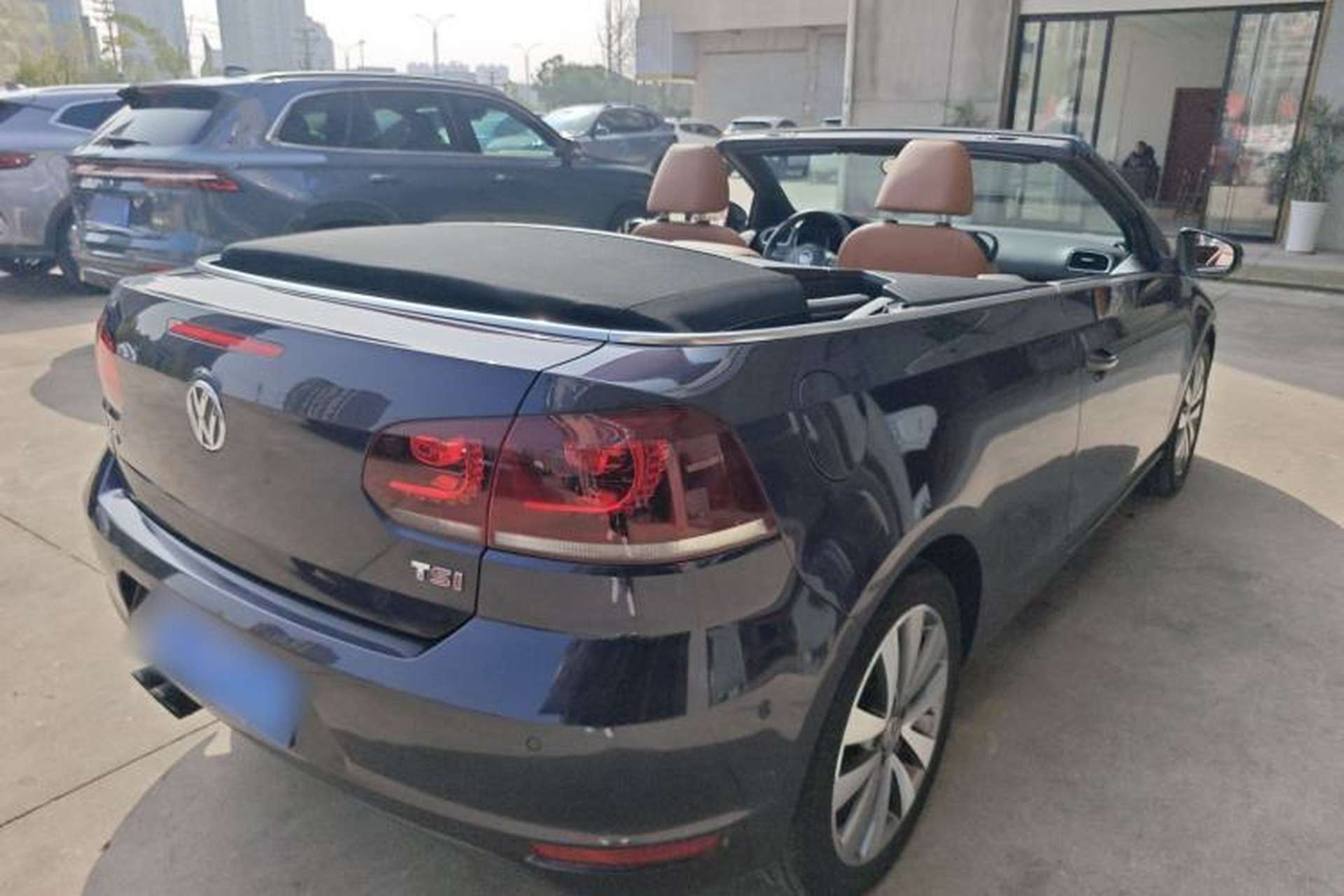 Used Volkswagen Golf 2012 1.4TSI Luxury Convertible Edition Rear Right 45 Deg