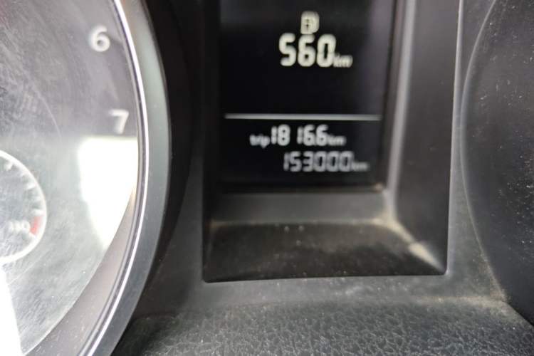 Used Volkswagen Golf 2012 1.6L Automatic Comfort Model Odometer Close Up