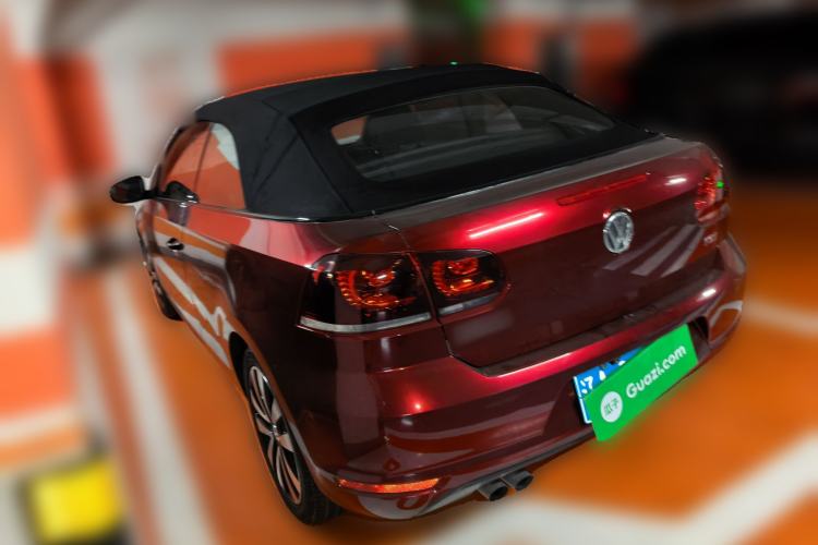 Used Volkswagen Golf 2012 1.4TSI Luxury Convertible Edition Rear Left 45 Deg