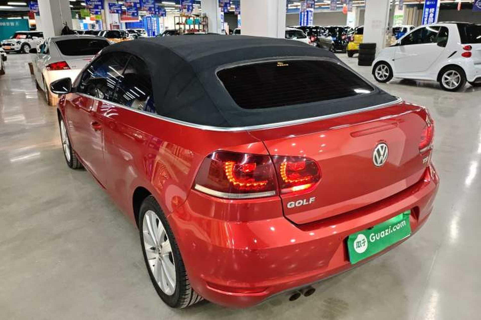 Used Volkswagen Golf 2012 1.4TSI Luxury Convertible Edition Rear Left 45 Deg