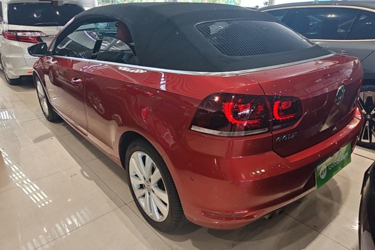 Used Volkswagen Golf 2012 1.4TSI Luxury Convertible Edition Rear Left 45 Deg