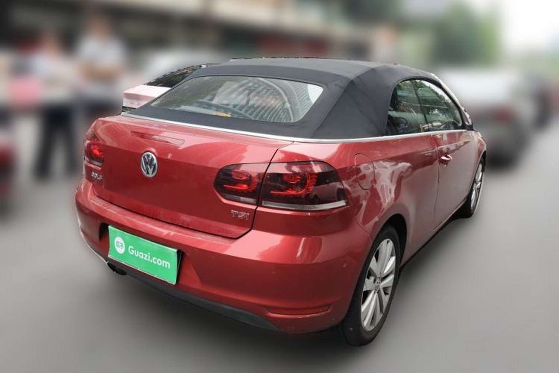 Used Volkswagen Golf 2012 1.4TSI Luxury Convertible Edition Rear Right 45 Deg