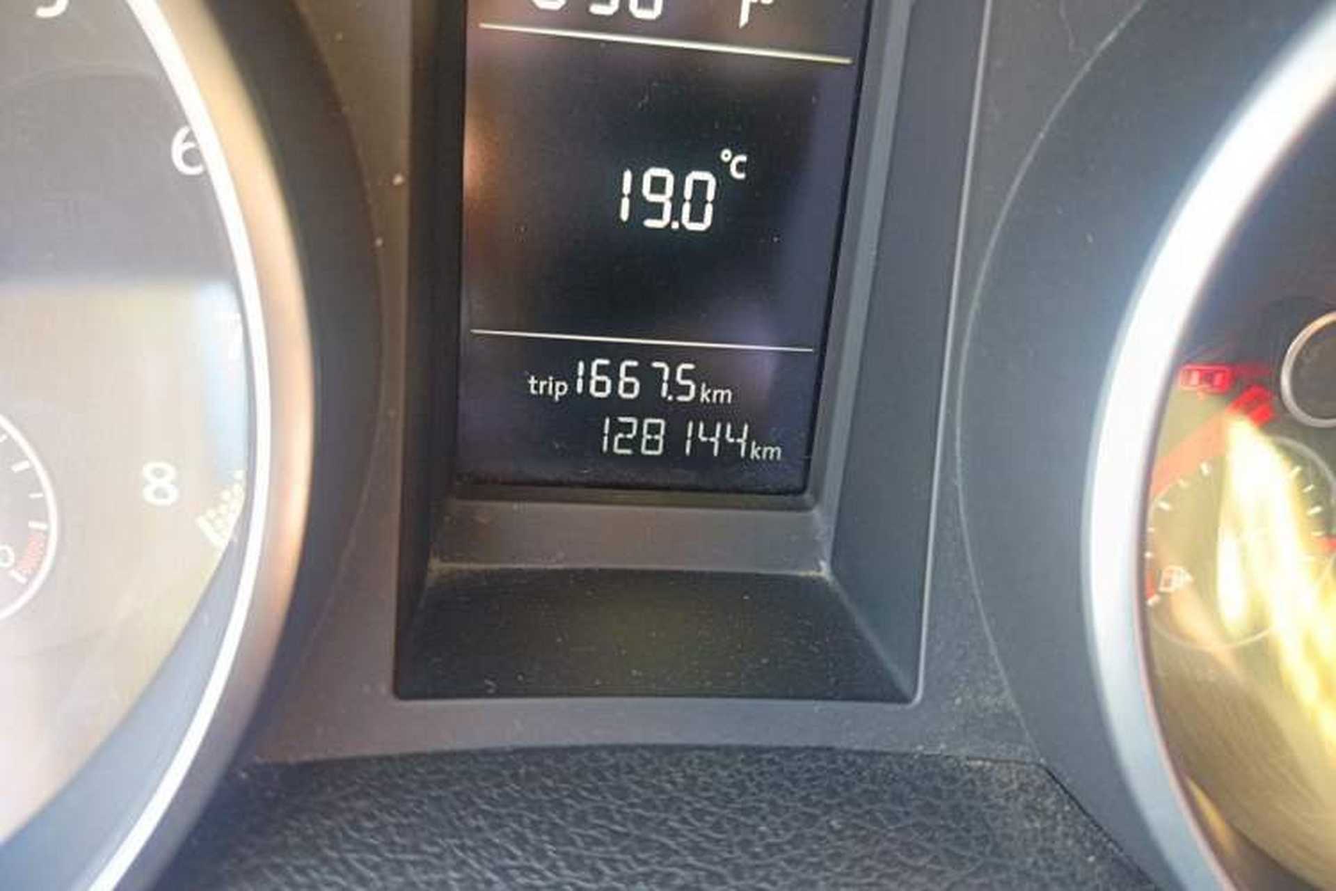 Used Volkswagen Golf 2012 1.4 TSI Automatic Comfort Edition Odometer Close Up