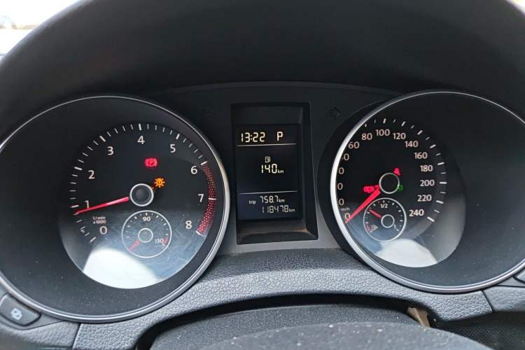 Used Volkswagen Golf 2012 1.6L Automatic Comfort Model Instrument Cluster