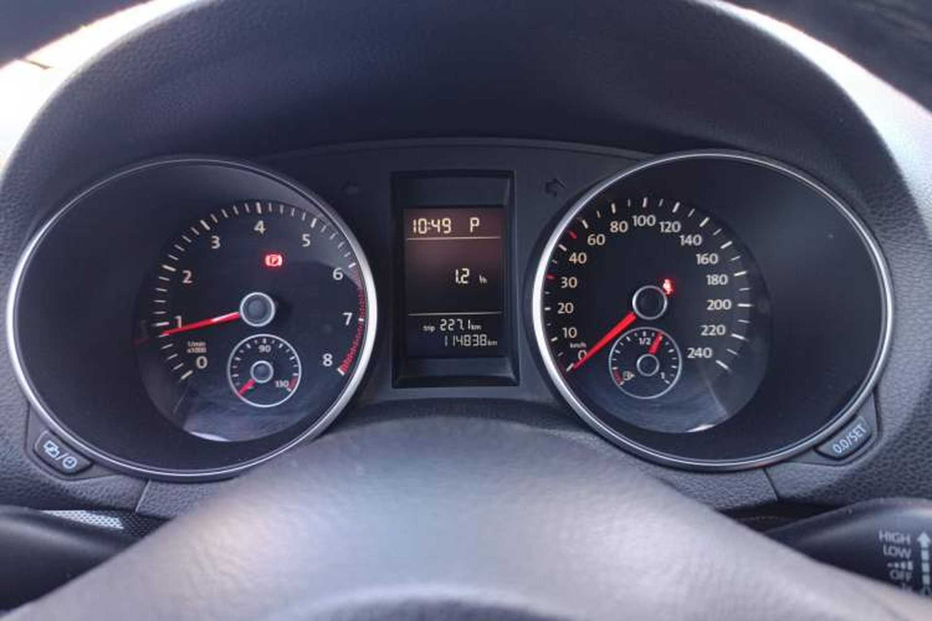 Used Volkswagen Golf 2012 1.6L Automatic Comfort Model Instrument Cluster