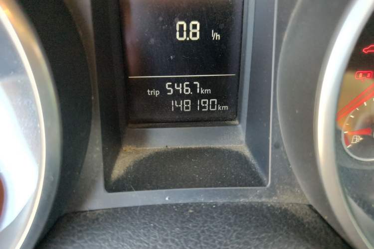 Used Volkswagen Golf 2012 1.4 TSI Automatic Comfort Edition Odometer Close Up