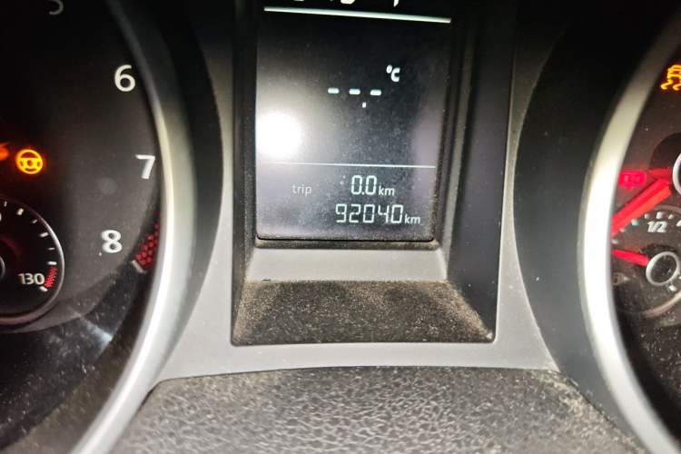 Used Volkswagen Golf 2012 1.6L Automatic Comfort Model Odometer Close Up