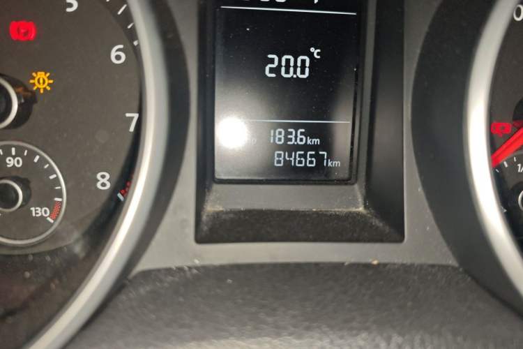 Used Volkswagen Golf 2012 1.6L Automatic Comfort Model Odometer Close Up