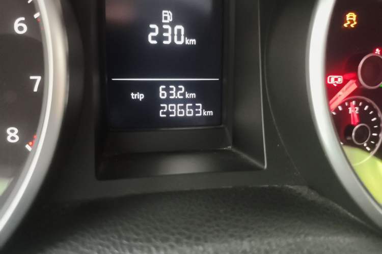 Used Volkswagen Golf 2012 1.6L Automatic Comfort Model Odometer Close Up