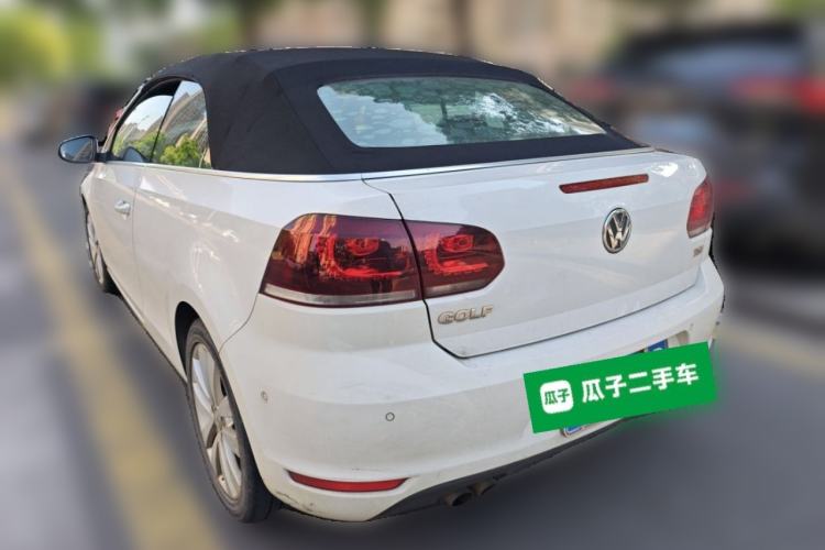 Used Volkswagen Golf 2012 1.4TSI Luxury Convertible Edition Rear Left 45 Deg