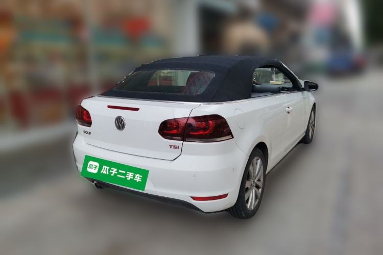 Used Volkswagen Golf 2012 1.4TSI Luxury Convertible Edition Rear Right 45 Deg