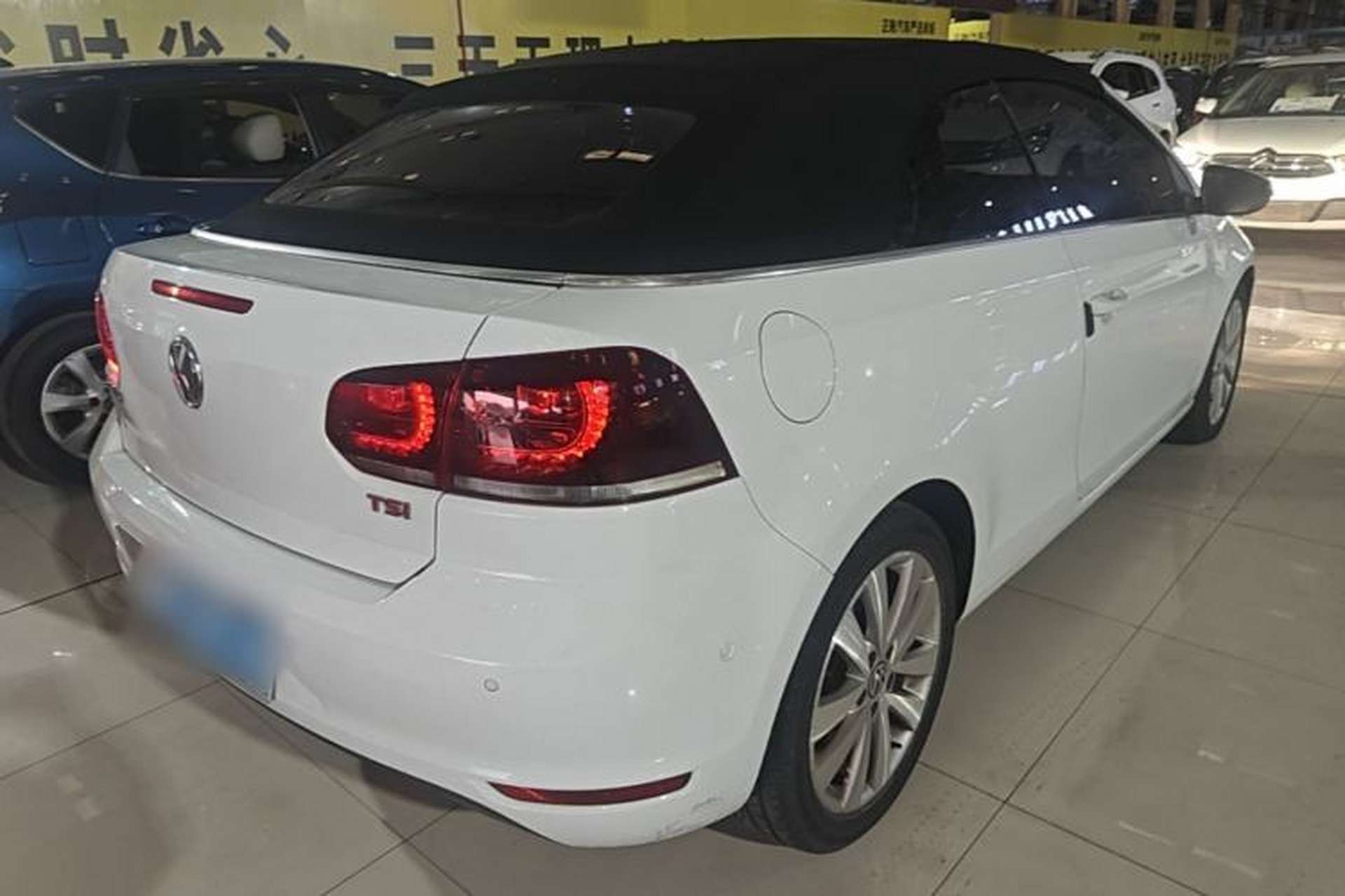 Used Volkswagen Golf 2012 1.4TSI Luxury Convertible Edition Rear Right 45 Deg