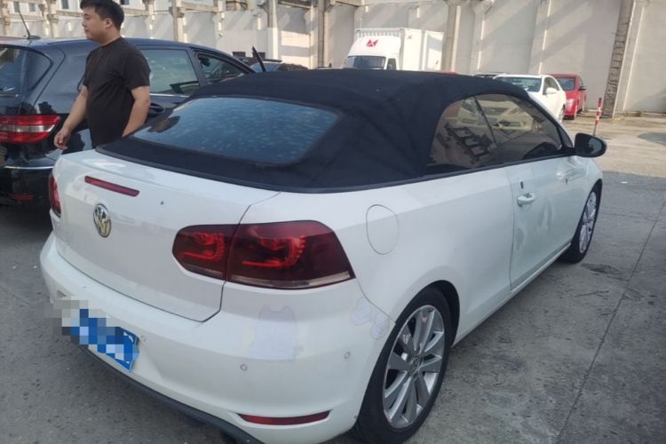 Used Volkswagen Golf 2012 1.4TSI Luxury Convertible Edition Rear Right 45 Deg