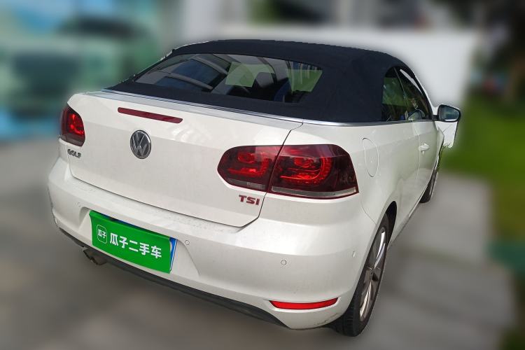 Used Volkswagen Golf 2012 1.4TSI Luxury Convertible Edition Rear Right 45 Deg