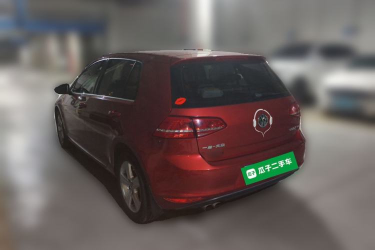 Used Volkswagen Golf 2014 1.4TSI Automatic Luxury Model Rear Left 45 Deg