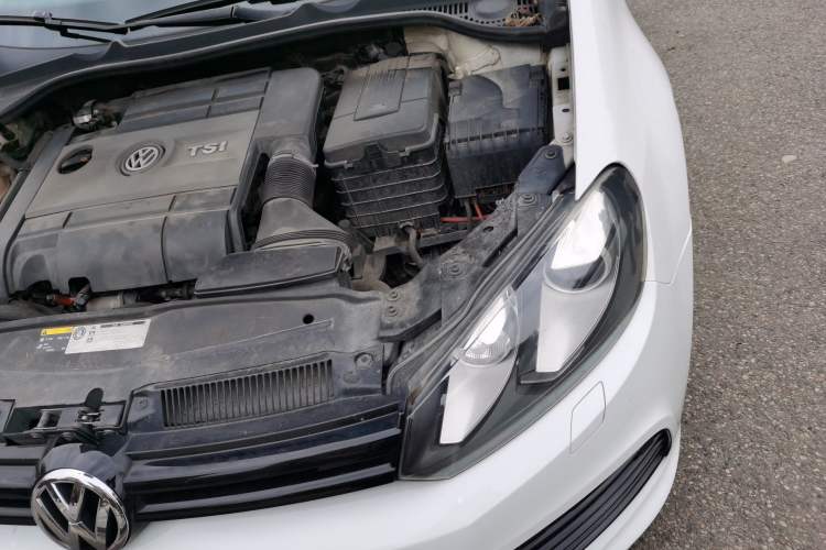Used Volkswagen Golf 2014 2.0 TSI R Convertible Engine Bay Left