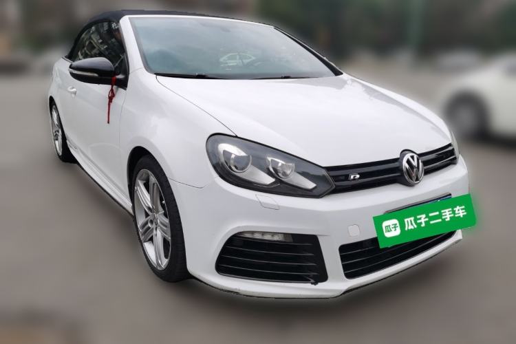Used Volkswagen Golf 2014 2.0 TSI R Convertible Front Right 45 Deg
