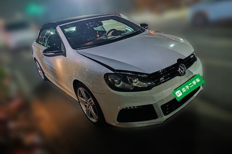 Used Volkswagen Golf 2014 2.0 TSI R Convertible Front Right 45 Deg