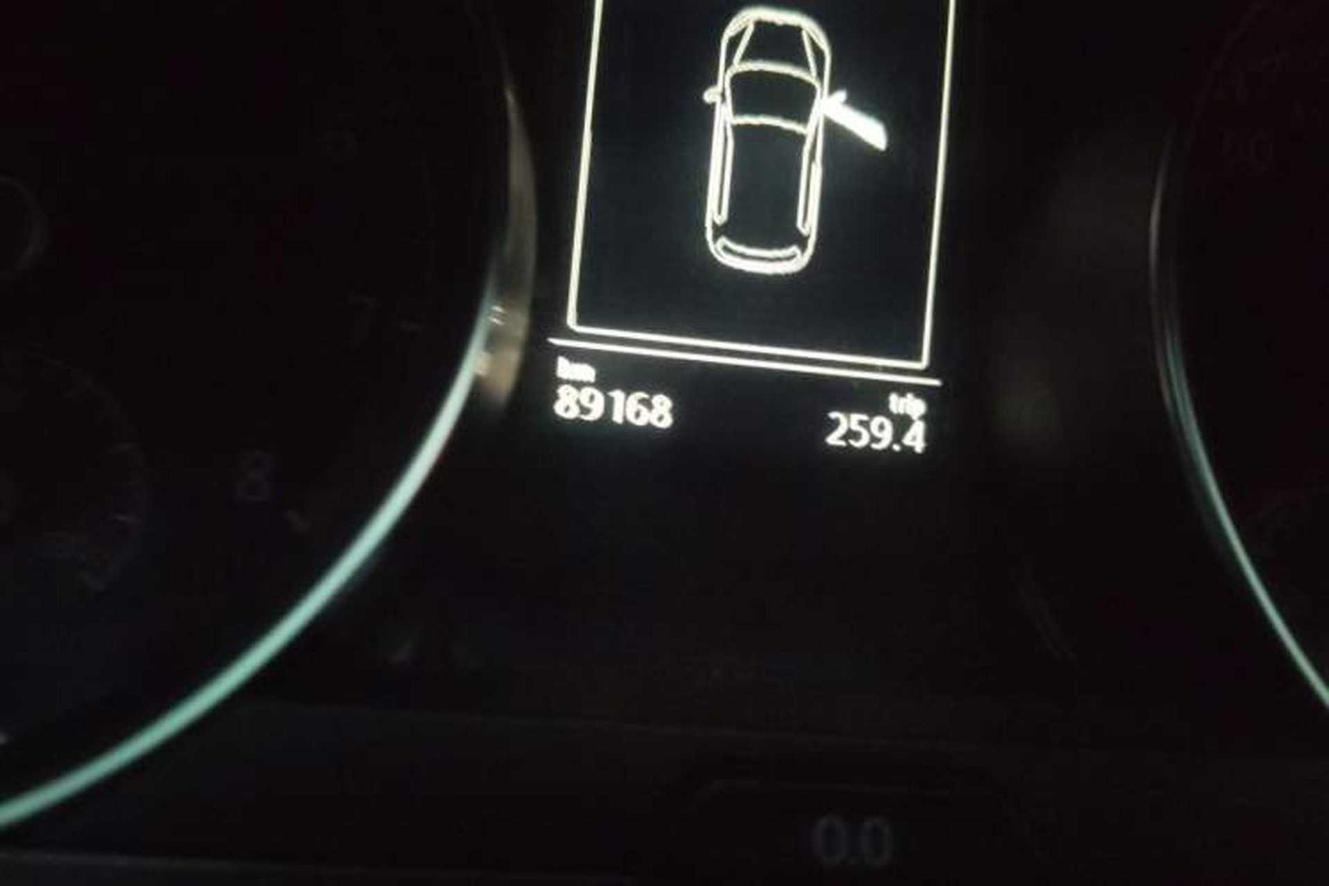 Used Volkswagen Golf 2014 1.6L Automatic Comfort Model Odometer Close Up