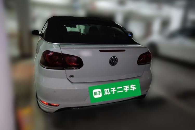 Used Volkswagen Golf 2014 2.0 TSI R Convertible Rear Left 45 Deg