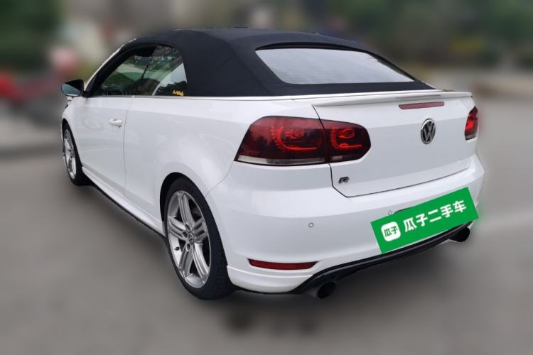 Used Volkswagen Golf 2014 2.0 TSI R Convertible Rear Left 45 Deg