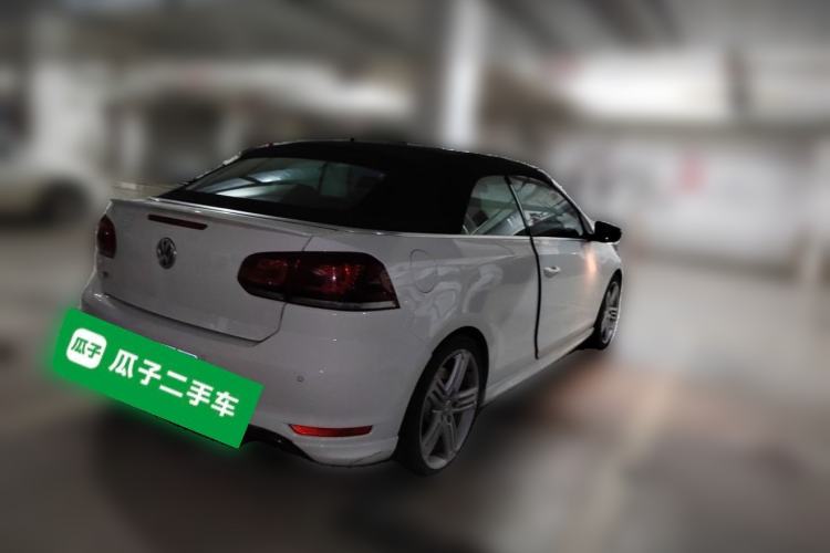 Used Volkswagen Golf 2014 2.0 TSI R Convertible Rear Right 45 Deg
