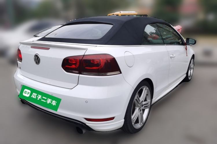 Used Volkswagen Golf 2014 2.0 TSI R Convertible Rear Right 45 Deg