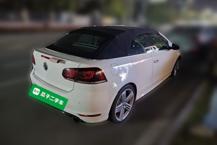 Used Volkswagen Golf 2014 2.0 TSI R Convertible Rear Right 45 Deg